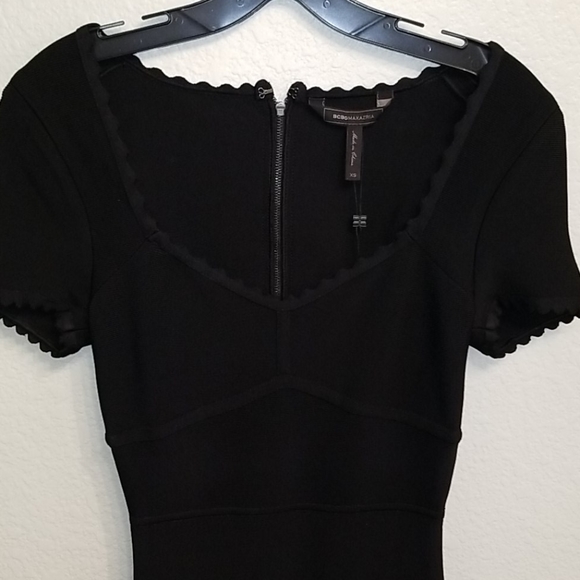 BCBG MAXAZRIA Scalloped Bodycon Dress - Picture 7 of 15